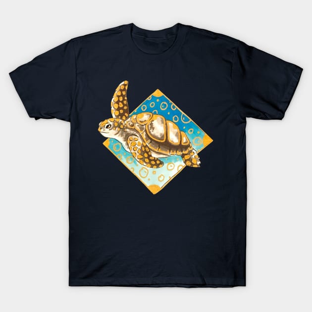 Summer Sea Turtle T-Shirt by Lady Lilac